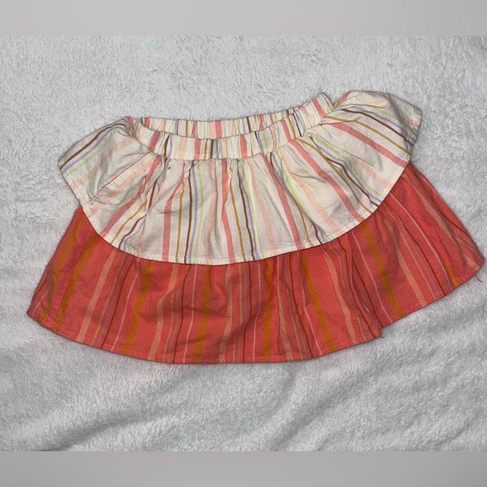 Toddler Girls Striped Skort